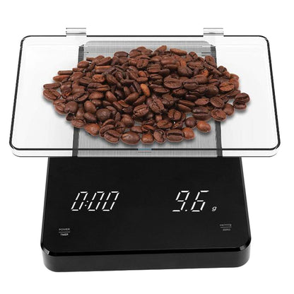 Digital Coffee Scale Beautiful Automatic Zeroing High Accuracy Electronic Coffee Scale with Timer for Home V1294-YM0521-3118230053411