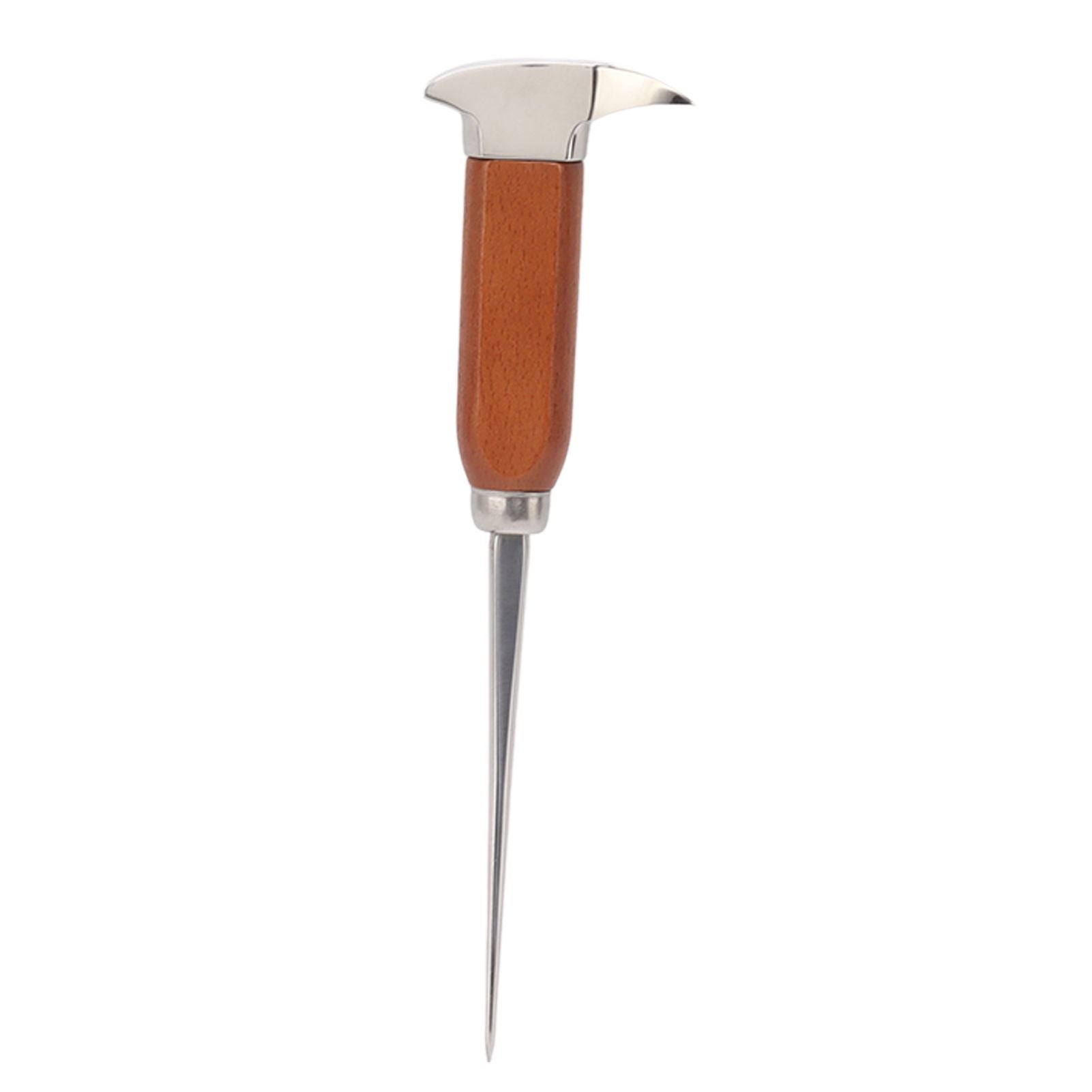 Ice Pick with Wood Handle Stainless Steel Ice Chipper Ice Crusher Tool for Bars Bartender V1294-YM0521-3118230054311