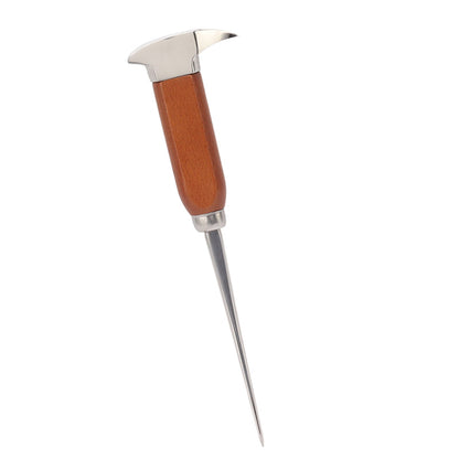 Ice Pick with Wood Handle Stainless Steel Ice Chipper Ice Crusher Tool for Bars Bartender V1294-YM0521-3118230054311