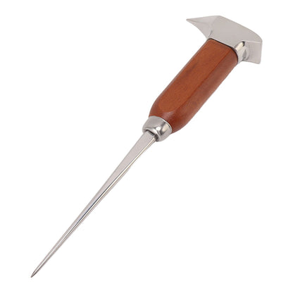 Ice Pick with Wood Handle Stainless Steel Ice Chipper Ice Crusher Tool for Bars Bartender V1294-YM0521-3118230054311