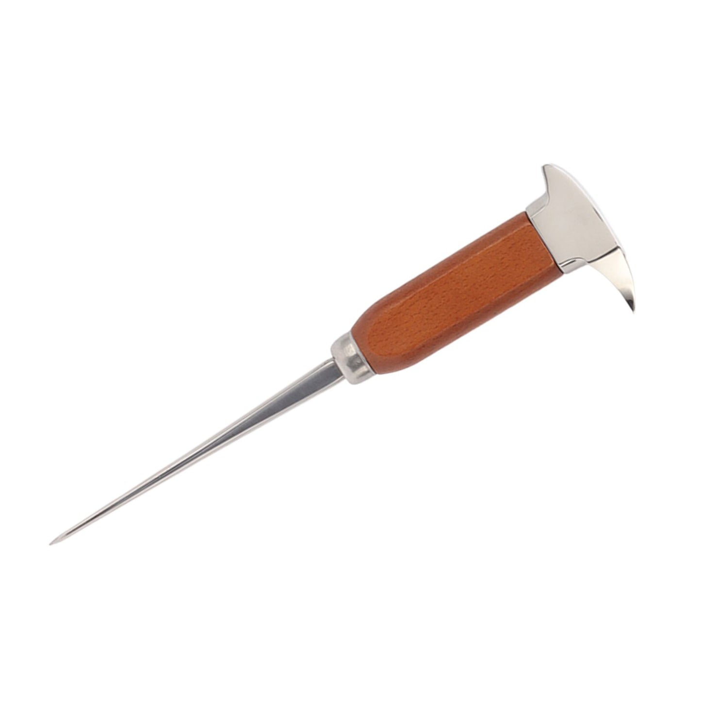 Ice Pick with Wood Handle Stainless Steel Ice Chipper Ice Crusher Tool for Bars Bartender V1294-YM0521-3118230054311