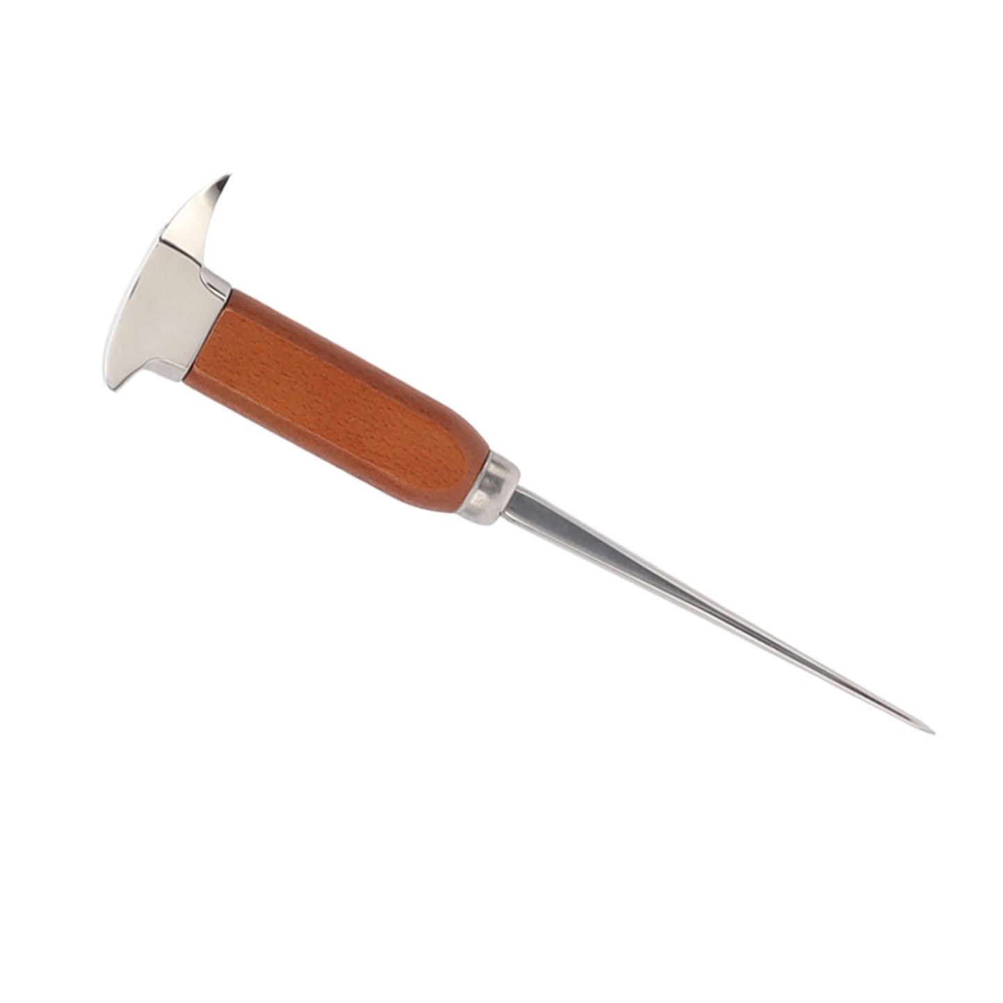 Ice Pick with Wood Handle Stainless Steel Ice Chipper Ice Crusher Tool for Bars Bartender V1294-YM0521-3118230054311
