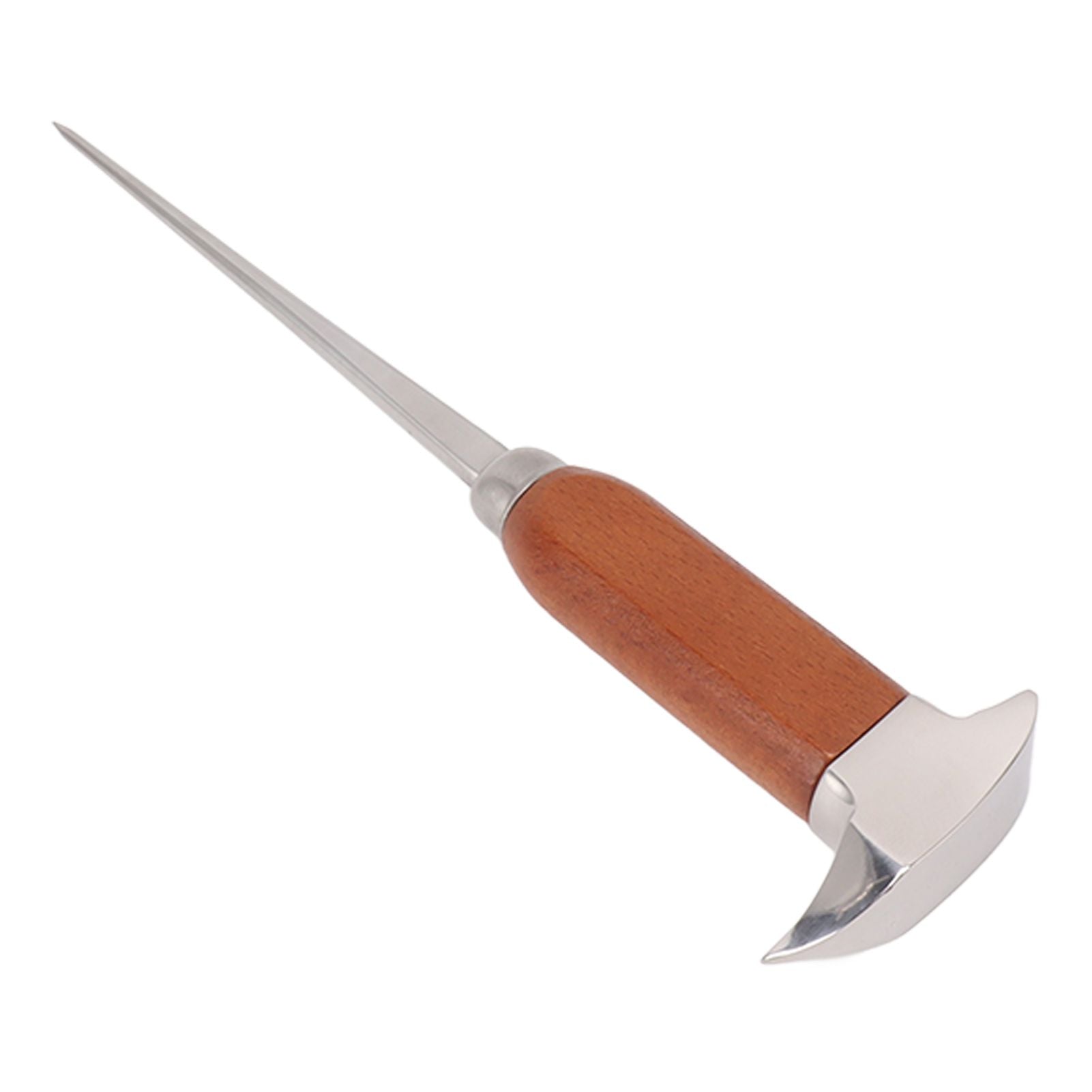 Ice Pick with Wood Handle Stainless Steel Ice Chipper Ice Crusher Tool for Bars Bartender V1294-YM0521-3118230054311