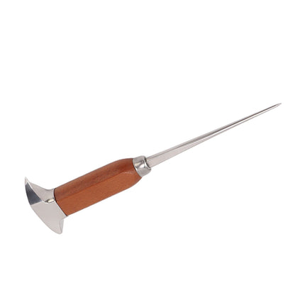Ice Pick with Wood Handle Stainless Steel Ice Chipper Ice Crusher Tool for Bars Bartender V1294-YM0521-3118230054311