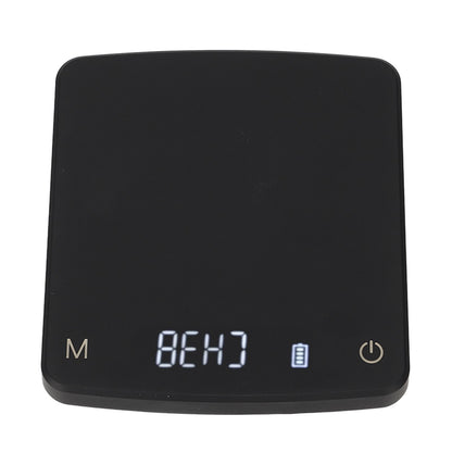 Tiny Coffee Scale Digital Drip Coffee Scale Rechargeable Automatic Timing Kitchen Food Scale 2kg/0.1g V1294-YM0521-3118230055111