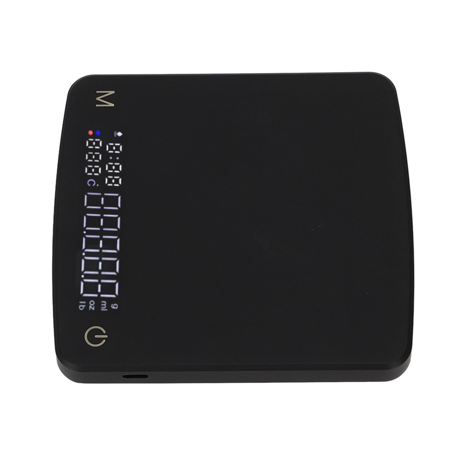 Tiny Coffee Scale Digital Drip Coffee Scale Rechargeable Automatic Timing Kitchen Food Scale 2kg/0.1g V1294-YM0521-3118230055111