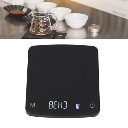 Tiny Coffee Scale Digital Drip Coffee Scale Rechargeable Automatic Timing Kitchen Food Scale 2kg/0.1g V1294-YM0521-3118230055111