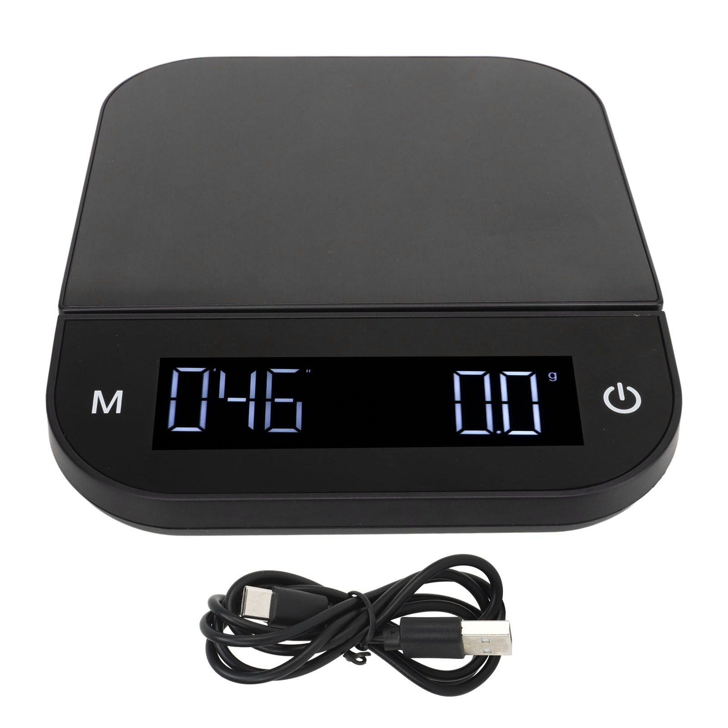 Digital Coffee Scale Waterproof 0.1g High Accuracy Manual Automatic Mini Portable Baking Scale with Timer 3kg V1294-YM0521-3118230056111