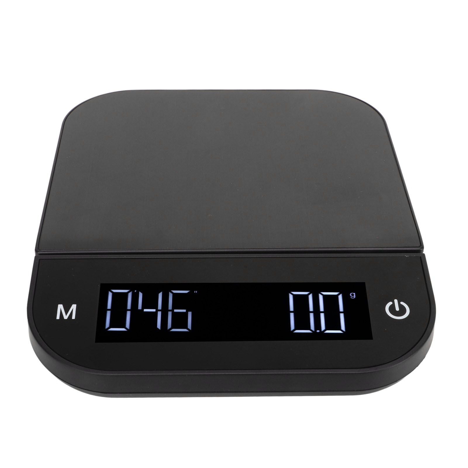 Digital Coffee Scale Waterproof 0.1g High Accuracy Manual Automatic Mini Portable Baking Scale with Timer 3kg V1294-YM0521-3118230056111