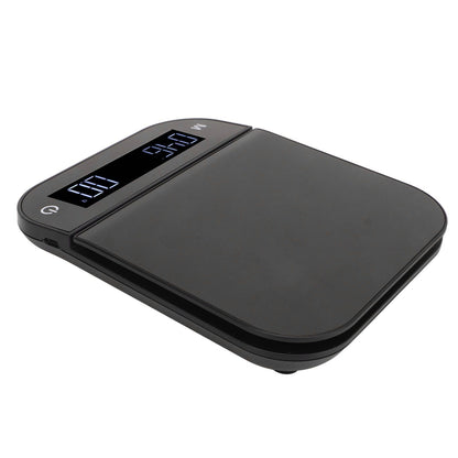 Digital Coffee Scale Waterproof 0.1g High Accuracy Manual Automatic Mini Portable Baking Scale with Timer 3kg V1294-YM0521-3118230056111