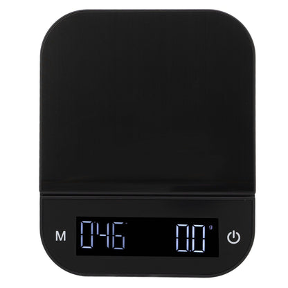 Digital Coffee Scale Waterproof 0.1g High Accuracy Manual Automatic Mini Portable Baking Scale with Timer 3kg V1294-YM0521-3118230056111