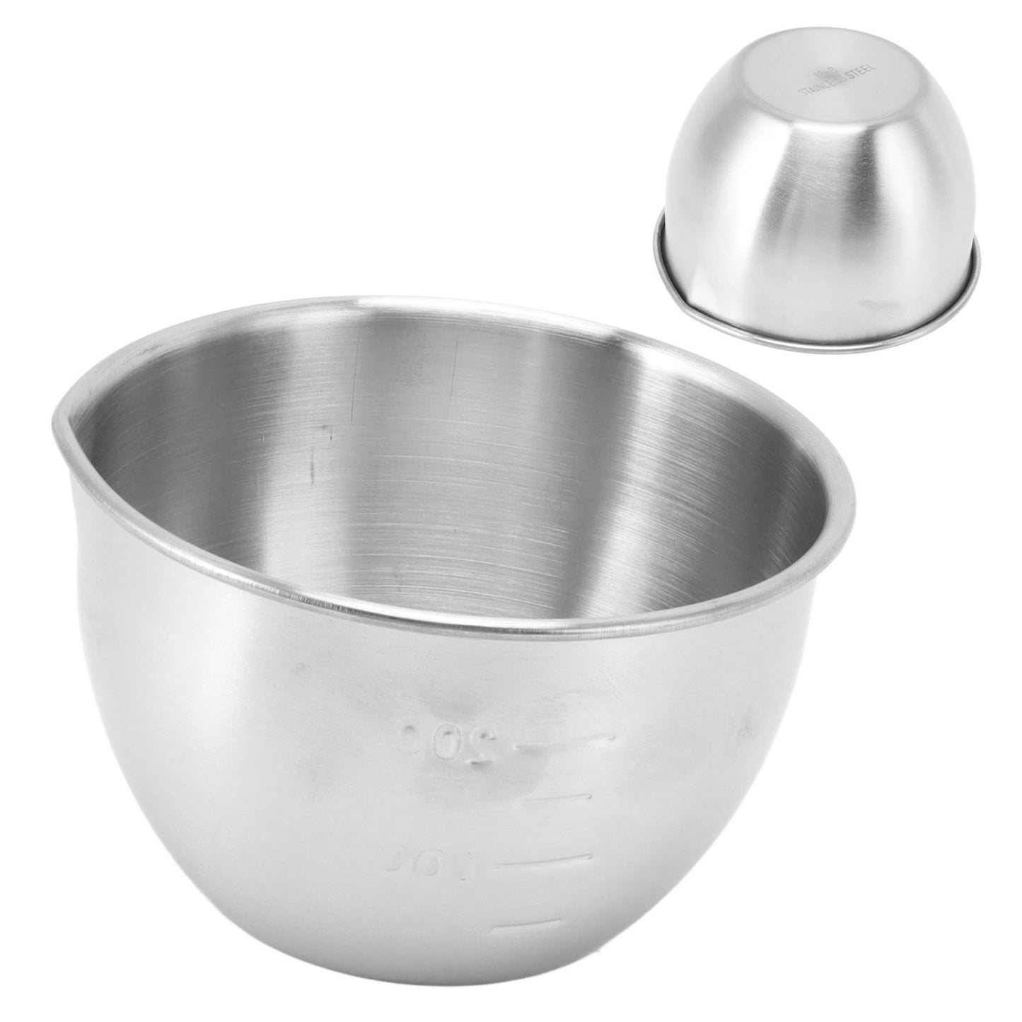 Mixing Bowl Refrigerator Dishwasher Safe Thick 304 Stainless Steel Serving Bowl with Scale for Salad Fruit V1294-YM0521-3118230056911