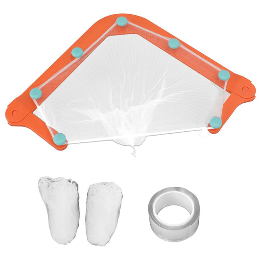 2 Set Triangle Holder Filter Stable Corner Sink Strainer with 100PCS Sink Strainer Bag for Kitchen Waste V1294-YM0521-3118230057011