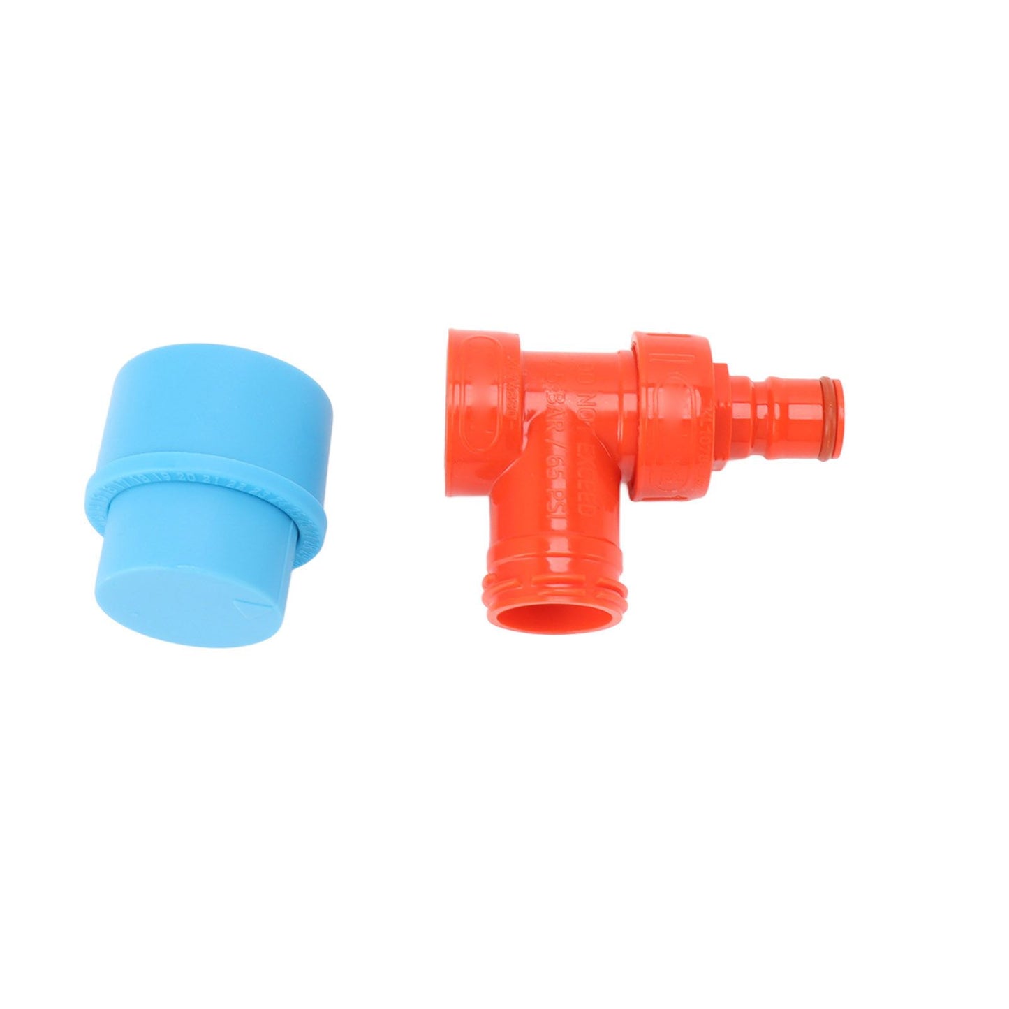 Beer Tee Adapter Plastic Chemical Resistance 3 Way Carbonation Cap for Carbonated Drinks Soft Drinks V1294-YM0521-3118230058511