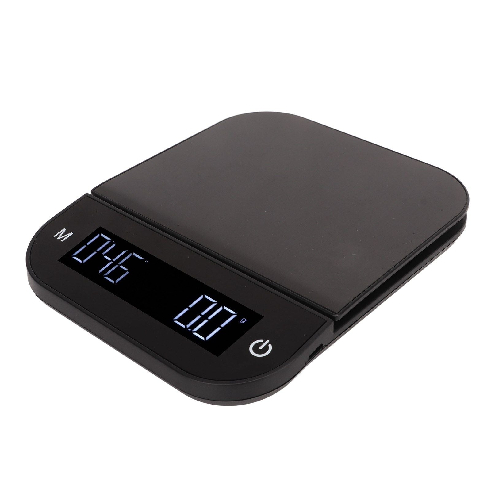 Electric Kitchen Food Scale English Version Peeling PC Function Waterproof Timing Flat Coffee Weighing Scale V1294-YM0521-3118230058611