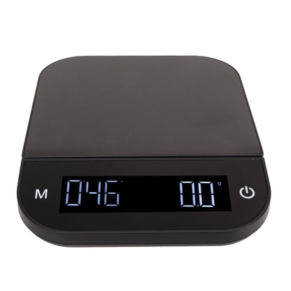 Electric Kitchen Food Scale English Version Peeling PC Function Waterproof Timing Flat Coffee Weighing Scale V1294-YM0521-3118230058611