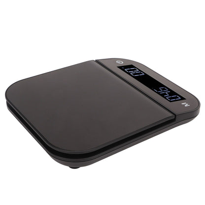 Electric Kitchen Food Scale English Version Peeling PC Function Waterproof Timing Flat Coffee Weighing Scale V1294-YM0521-3118230058611