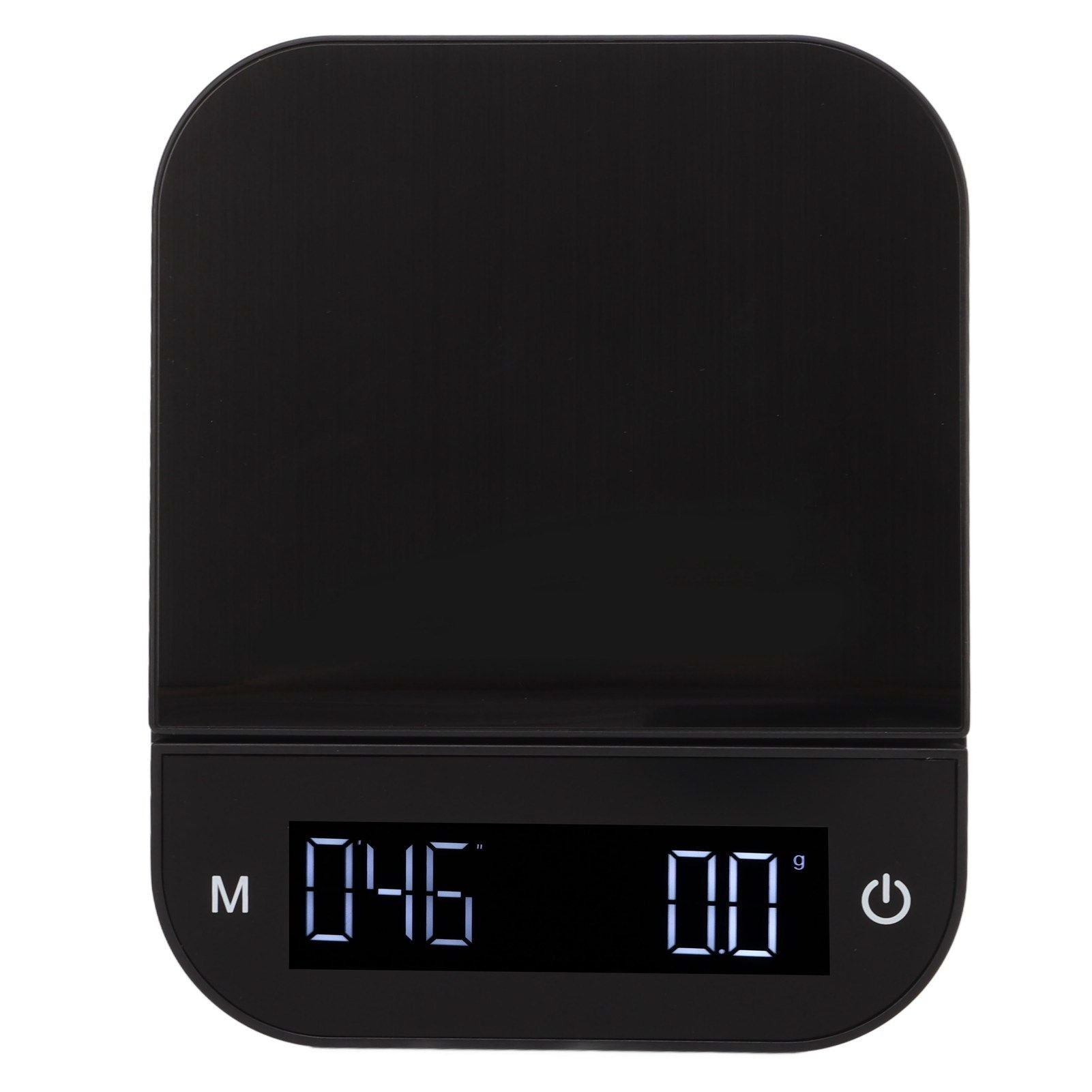 Electric Kitchen Food Scale English Version Peeling PC Function Waterproof Timing Flat Coffee Weighing Scale V1294-YM0521-3118230058611