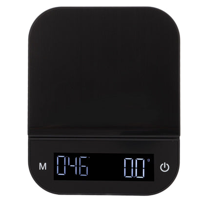Electric Kitchen Food Scale English Version Peeling PC Function Waterproof Timing Flat Coffee Weighing Scale V1294-YM0521-3118230058611