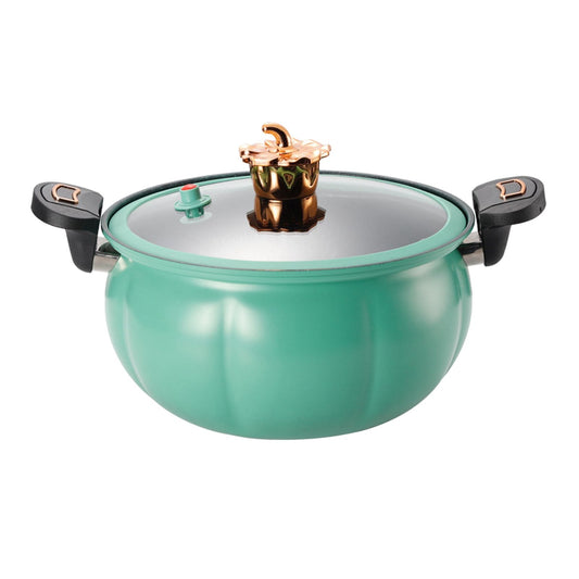 Micro Pressure Cooker Pumpkin Non Stick Multifunctional Soup Pot Gas Stove Universal Kitchen Tool with Glass V1294-YM0521-3118230059412