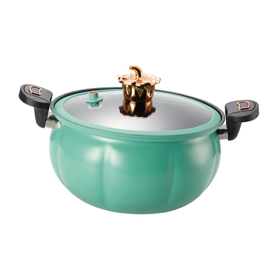 Micro Pressure Cooker Pumpkin Non Stick Multifunctional Soup Pot Gas Stove Universal Kitchen Tool with Glass V1294-YM0521-3118230059412