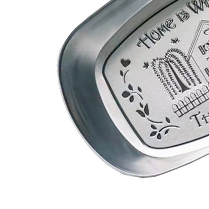 Camping Tinplate Outdoor Dinner Plate Multifunctional Kitchenware European Cutlery Portable Picnic Bowl V1294-YM0521-3118230060613