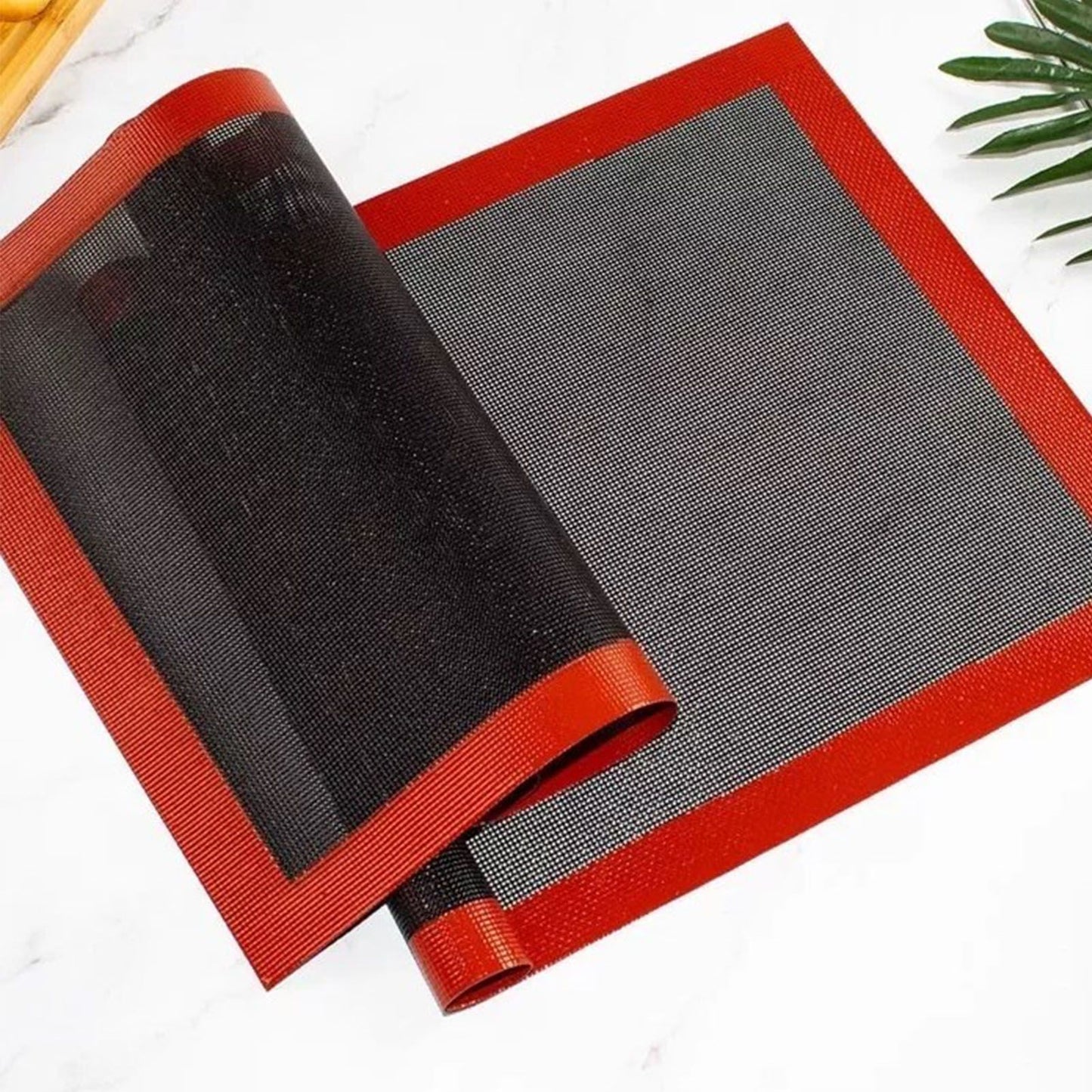 2 Pcs Perforated Silicone Fiberglass Mat 30x40cm Biscuit Baking Pastry Baking Pan Mat Oven Liner Pad V1294-YM0521-3118230065611