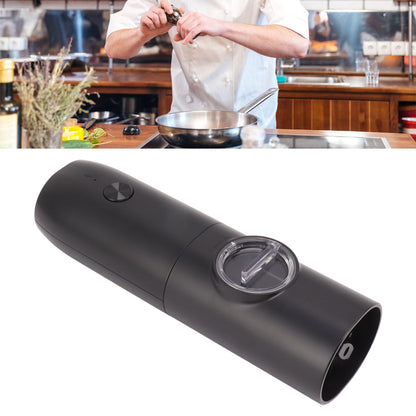 Electric Pepper Grinder Adjustable Coarseness USB Rechargeable Automatic Salt Mill with LED Light for Herb V1294-YM0521-3118230066311