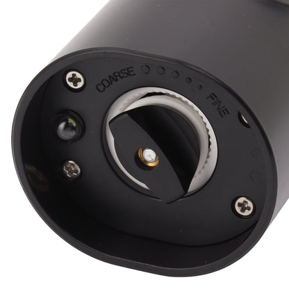 Electric Pepper Grinder Adjustable Coarseness USB Rechargeable Automatic Salt Mill with LED Light for Herb V1294-YM0521-3118230066311