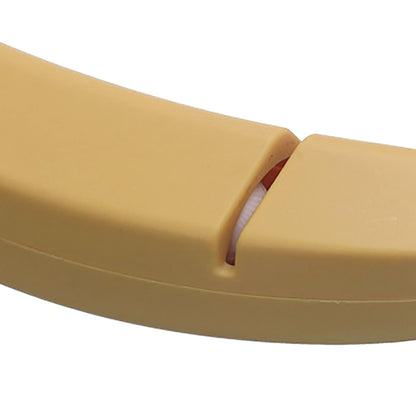 Knife Sharpener 2 Slot Kitchen Knives Sharpen Blade Sharpening Tool Banana Design Decor Yellow Standard V1294-YM0521-3118230067711