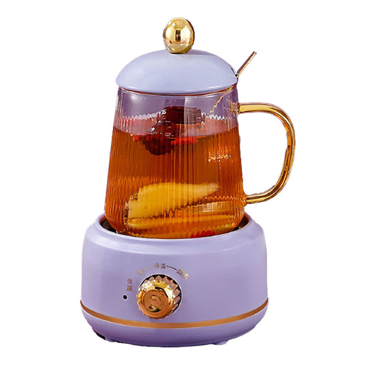 Portable Electric Kettle Stew Cup 450ML Health Cup Mini Slow Cooker Kettle Office Flower Teapot Split Tea V1294-YM0521-3118230067812