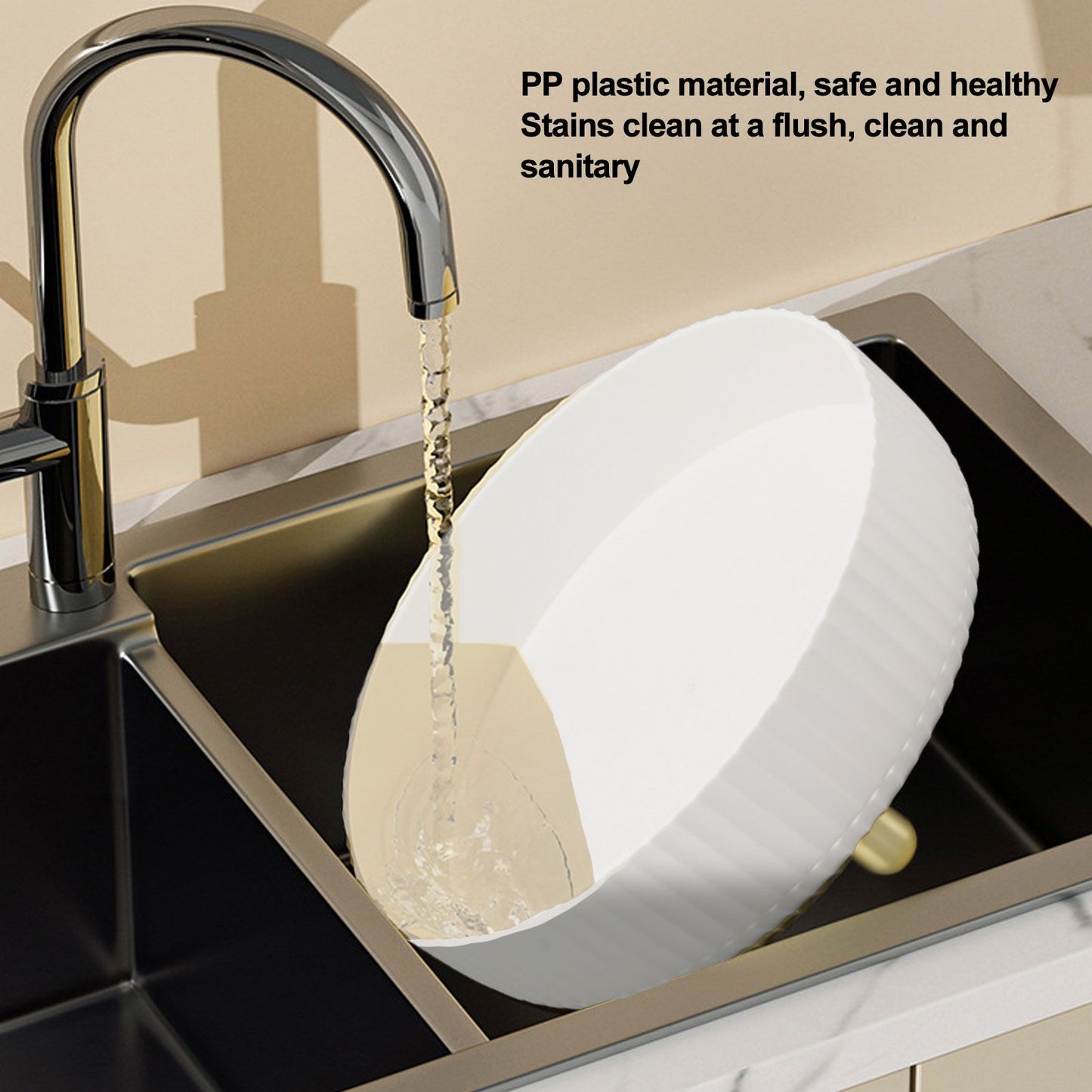 360 Degree Rotating Storage Rack Organizer Round Cosmetic Spice Rack Turntable for Kitchen Cabinet Pantry V1294-YM0521-3118230073912