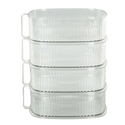Transparent Dish Dust Cover Dustproof Multi Layer Dish Cover Multifunctional Food Cover 4 Layer V1294-YM0521-3118230076512