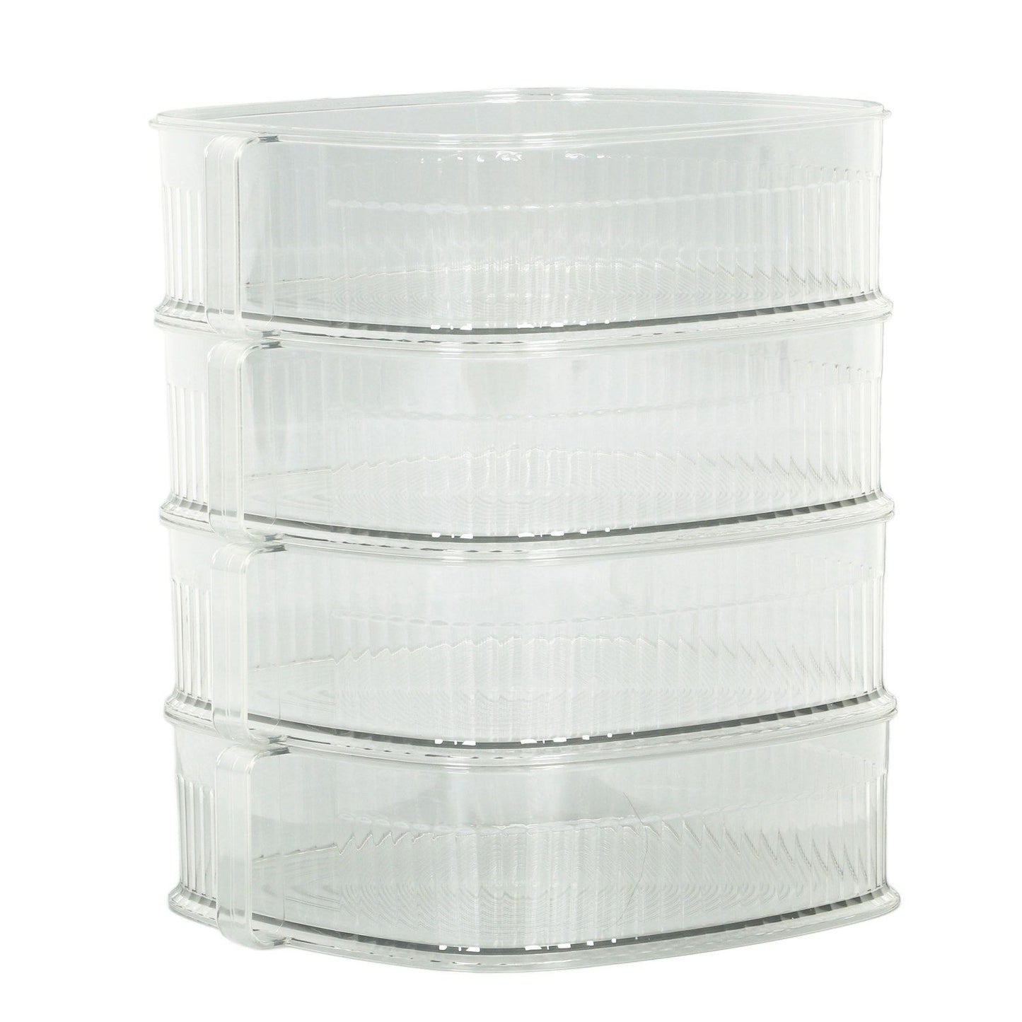 Transparent Dish Dust Cover Dustproof Multi Layer Dish Cover Multifunctional Food Cover 4 Layer V1294-YM0521-3118230076512