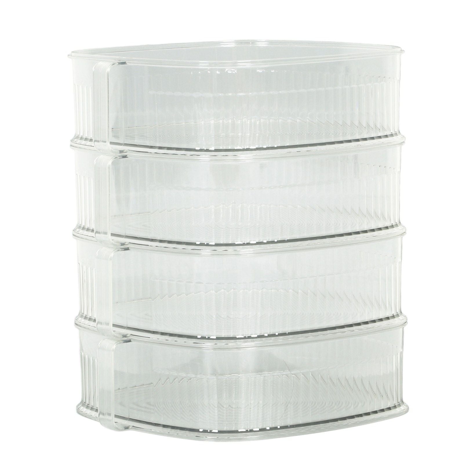 Transparent Dish Dust Cover Dustproof Multi Layer Dish Cover Multifunctional Food Cover 4 Layer V1294-YM0521-3118230076512