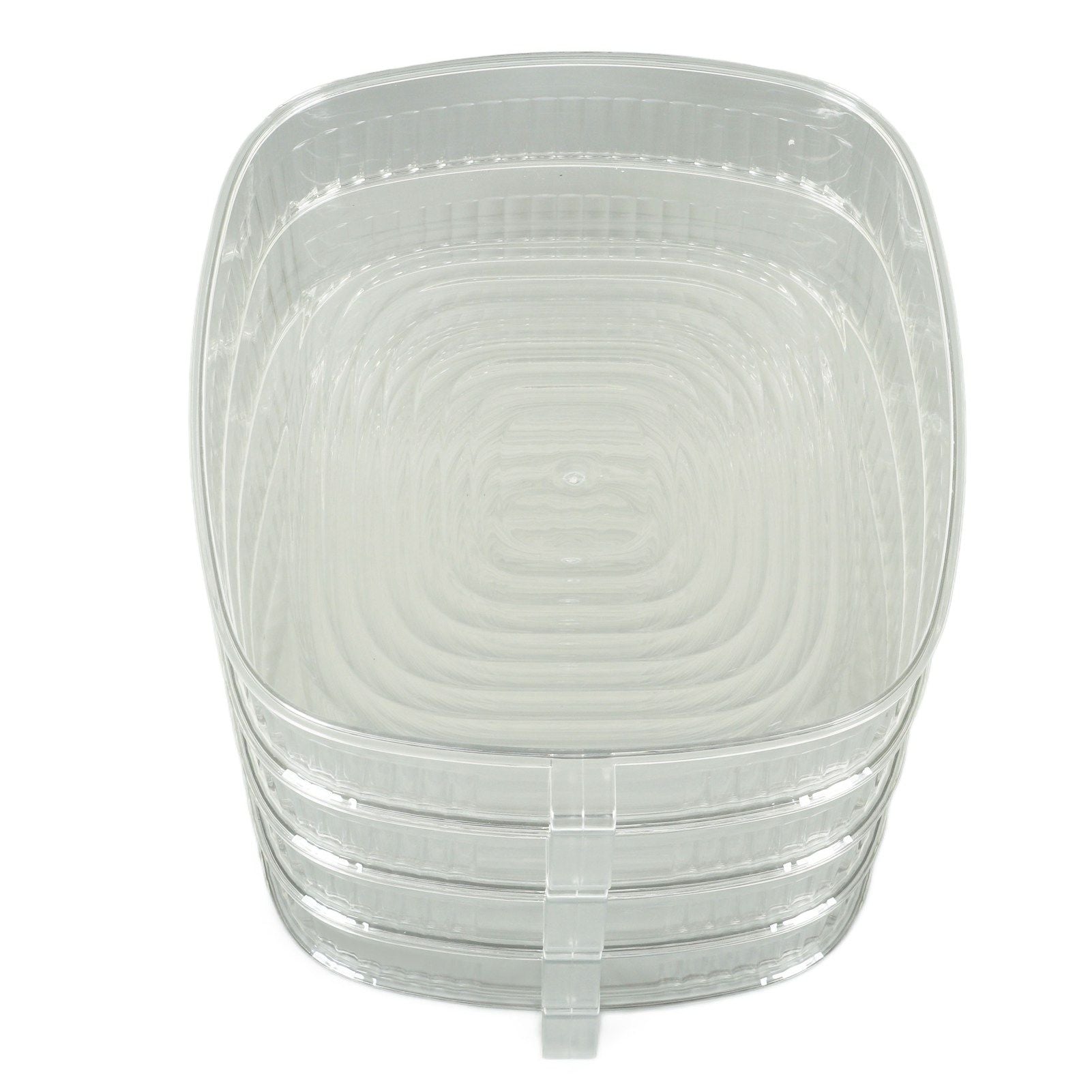 Transparent Dish Dust Cover Dustproof Multi Layer Dish Cover Multifunctional Food Cover 4 Layer V1294-YM0521-3118230076512