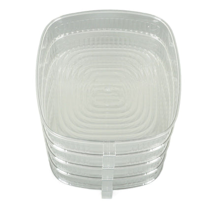 Transparent Dish Dust Cover Dustproof Multi Layer Dish Cover Multifunctional Food Cover 4 Layer V1294-YM0521-3118230076512