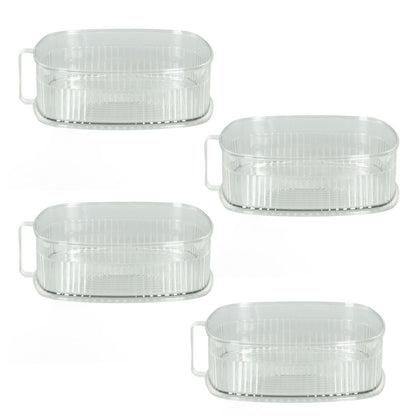 Transparent Dish Dust Cover Dustproof Multi Layer Dish Cover Multifunctional Food Cover 4 Layer V1294-YM0521-3118230076512