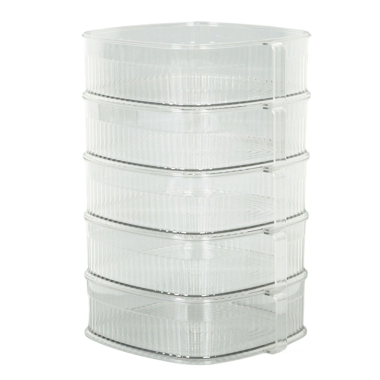 Transparent Dish Dust Cover Dustproof Multi Layer Dish Cover Multifunctional Food Cover 5 Layer V1294-YM0521-3118230076513