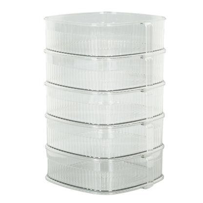 Transparent Dish Dust Cover Dustproof Multi Layer Dish Cover Multifunctional Food Cover 5 Layer V1294-YM0521-3118230076513