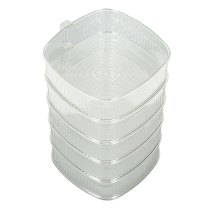 Transparent Dish Dust Cover Dustproof Multi Layer Dish Cover Multifunctional Food Cover 5 Layer V1294-YM0521-3118230076513