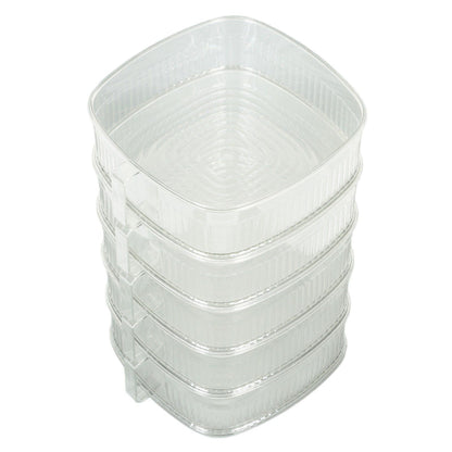 Transparent Dish Dust Cover Dustproof Multi Layer Dish Cover Multifunctional Food Cover 5 Layer V1294-YM0521-3118230076513