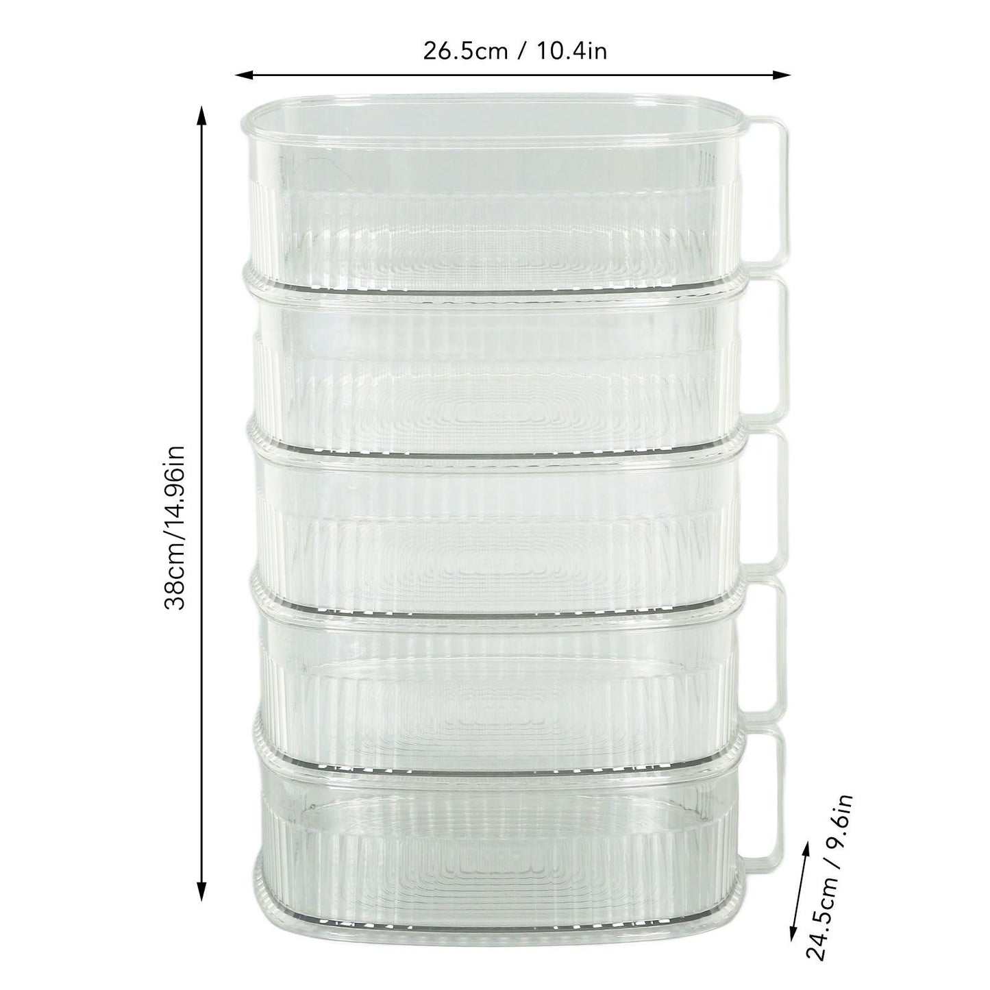 Transparent Dish Dust Cover Dustproof Multi Layer Dish Cover Multifunctional Food Cover 5 Layer V1294-YM0521-3118230076513
