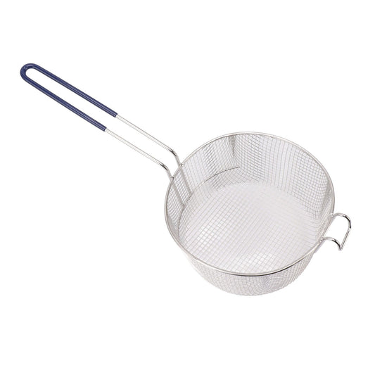 Frying Basket Stainless Steel Long Handle Reusable Rust Resistant Fry Net for Fish Chicken Nuggets Rubber V1294-YM0521-3118230080611