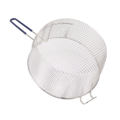 Frying Basket Stainless Steel Long Handle Reusable Rust Resistant Fry Net for Fish Chicken Nuggets Rubber V1294-YM0521-3118230080611