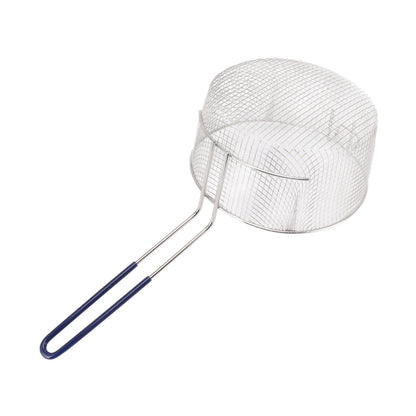 Frying Basket Stainless Steel Long Handle Reusable Rust Resistant Fry Net for Fish Chicken Nuggets Rubber V1294-YM0521-3118230080611