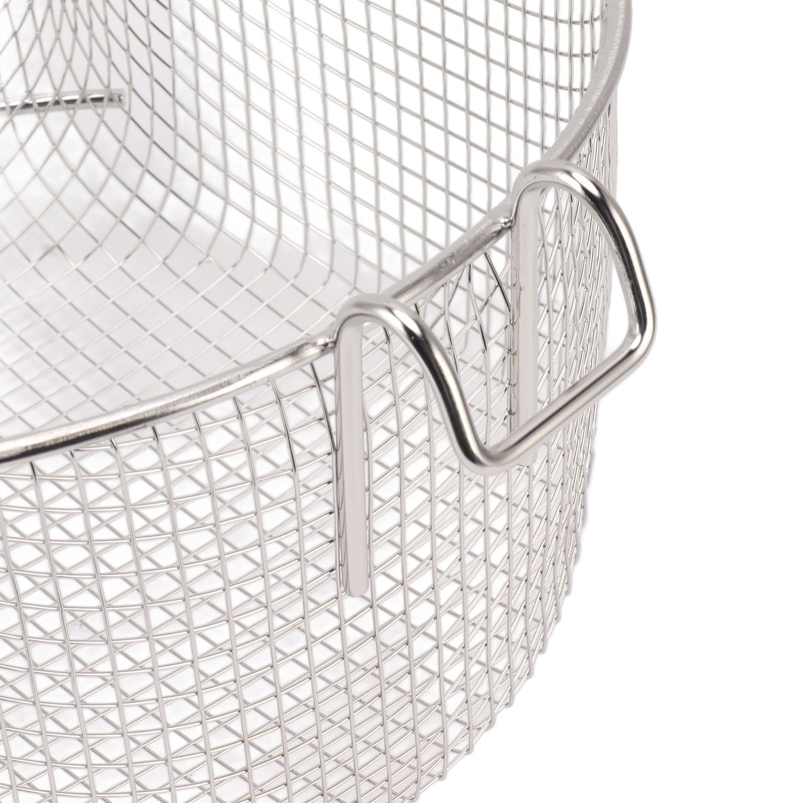 Frying Basket Stainless Steel Long Handle Reusable Rust Resistant Fry Net for Fish Chicken Nuggets Rubber V1294-YM0521-3118230080611