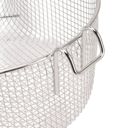 Frying Basket Stainless Steel Long Handle Reusable Rust Resistant Fry Net for Fish Chicken Nuggets Rubber V1294-YM0521-3118230080611