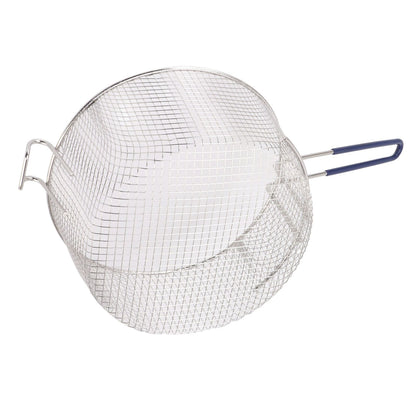 Frying Basket Stainless Steel Long Handle Reusable Rust Resistant Fry Net for Fish Chicken Nuggets Rubber V1294-YM0521-3118230080611
