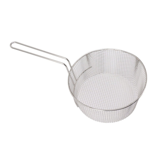 Frying Basket Stainless Steel Long Handle Reusable Rust Resistant Fry Net for Fish Chicken Nuggets Handle V1294-YM0521-3118230080612